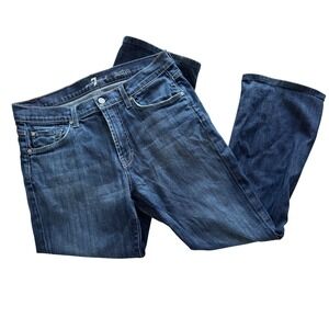 7 For All Mankind Austyn Jeans Women's Size 31 Denim Dark Wash Bootcut